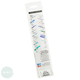 BRUSH SET - Daler Rowney - AQUAFINE 300 - Round 4, 3/4" Short Flat & Quill Mop 4