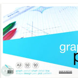 GRAPH PAPER PAD - Silvene - Metric - A3