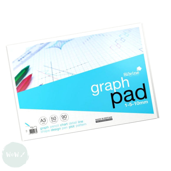 GRAPH PAPER PAD - Silvene - Metric - A3