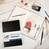 Hardback Sketchbook - Square Bound - HAHNEMUHLE -  SKETCH BOOK - 120gsm - A5