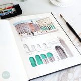 Hardback Sketchbook - Square Bound - HAHNEMUHLE -  SKETCH BOOK - 120gsm - A5