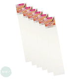 Artists Stretched Canvas - STANDARD Depth - WHITE PRIMED Cotton - SINGLE  - 260 gsm - Royal Talens ART CREATION -   20 x 100cm - SIX