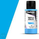 FABRIC PAINT - Vallejo - TEXTILE COLOR - 60ML - Sky Blue