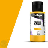 FABRIC PAINT - Vallejo - TEXTILE COLOR - 60ML - Ochre