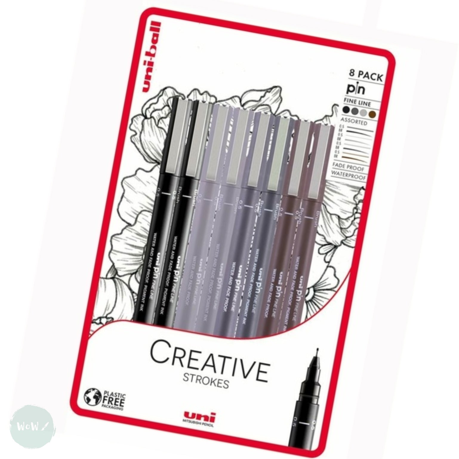Uni Pin Fineliner - Waterproof Drawing Fineliner Pens - Pigment