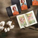 Watercolour Paper - Hardback TRAVEL JOURNAL - Hahnemuhle - 100% COTTON - 250gsm - COLD PRESSED -  Deckle Edge - 205 x 153mm LANDSCAPE