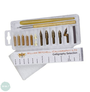 Dip Pen Set- William Mitchell Calligraphy Selection