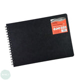 HARDBACK SPIRAL SKETCHBOOK - Seawhite - PLEIN AIR - 220gsm - White all-media paper - LANDSCAPE A4