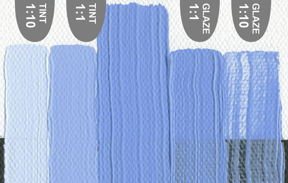 ARTISTS ACRYLIC PAINT - Golden OPEN - Slow Drying -  59ml tube 	Light Ultramarine Blue  II