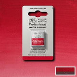 ARTISTS WATERCOLOUR PAINT - Winsor & Newton - PROFESSIONAL - HALF PAN - ALIZARIN CRIMSON
