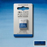 ARTISTS WATERCOLOUR PAINT - Winsor & Newton - PROFESSIONAL - HALF PAN - ANTWERP BLUE