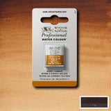 ARTISTS WATERCOLOUR PAINT - Winsor & Newton - PROFESSIONAL - HALF PAN - BURNT UMBER