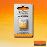 ARTISTS WATERCOLOUR PAINT - Winsor & Newton - PROFESSIONAL - HALF PAN - CADMIUM ORANGE