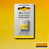 ARTISTS WATERCOLOUR PAINT - Winsor & Newton - PROFESSIONAL - HALF PAN - CADMIUM YELLOW