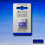 ARTISTS WATERCOLOUR PAINT - Winsor & Newton - PROFESSIONAL - HALF PAN - FRENCH ULTRAMARINE