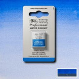 ARTISTS WATERCOLOUR PAINT - Winsor & Newton - PROFESSIONAL - HALF PAN - COBALT BLUE