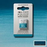 ARTISTS WATERCOLOUR PAINT - Winsor & Newton - PROFESSIONAL - HALF PAN - COBALT TURQUOISE