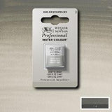 ARTISTS WATERCOLOUR PAINT - Winsor & Newton - PROFESSIONAL - HALF PAN - DAVY'S GRAY