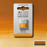 ARTISTS WATERCOLOUR PAINT - Winsor & Newton - PROFESSIONAL - HALF PAN - GOLD OCHRE