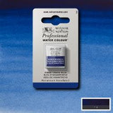 ARTISTS WATERCOLOUR PAINT - Winsor & Newton - PROFESSIONAL - HALF PAN - INDANTHRENE BLUE