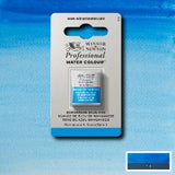 ARTISTS WATERCOLOUR PAINT - Winsor & Newton - PROFESSIONAL - HALF PAN - MANGANESE BLUE HUE