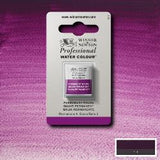 ARTISTS WATERCOLOUR PAINT - Winsor & Newton - PROFESSIONAL - HALF PAN - PERMANENT MAUVE