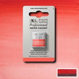 ARTISTS WATERCOLOUR PAINT - Winsor & Newton - PROFESSIONAL - HALF PAN - QUINACRIDONE RED