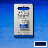 ARTISTS WATERCOLOUR PAINT - Winsor & Newton - PROFESSIONAL - HALF PAN - ULTRAMARINE (GREEN SHADE)