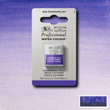 ARTISTS WATERCOLOUR PAINT - Winsor & Newton - PROFESSIONAL - HALF PAN - ULTRAMARINE VIOLET