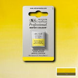 ARTISTS WATERCOLOUR PAINT - Winsor & Newton - PROFESSIONAL - HALF PAN - WINSOR YELLOW