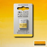 ARTISTS WATERCOLOUR PAINT - Winsor & Newton - PROFESSIONAL - HALF PAN - WINSOR YELLOW DEEP