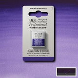 ARTISTS WATERCOLOUR PAINT - Winsor & Newton - PROFESSIONAL - HALF PAN - WINSOR VIOLET (DIOXAZIN)