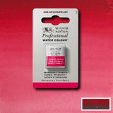 ARTISTS WATERCOLOUR PAINT - Winsor & Newton - PROFESSIONAL - HALF PAN - PERMANENT CARMINE