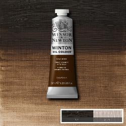 OIL PAINT – Winsor & Newton WINTON – 37ml tube - 	Raw Umber