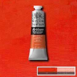 OIL PAINT - WATER-MIXABLE - Winsor & Newton ARTISAN 37 ml tube -  CADMIUM RED LIGHT