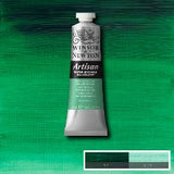 OIL PAINT - WATER-MIXABLE - Winsor & Newton ARTISAN 37 ml tube -  PHTHALO GREEN (YELLOW SHADE)