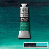OIL PAINT - WATER-MIXABLE - Winsor & Newton ARTISAN 37 ml tube -  PHTHALO GREEN (BLUE SHADE)