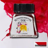 INK - Winsor & Newton DRAWING INK 14ml -	Carmine