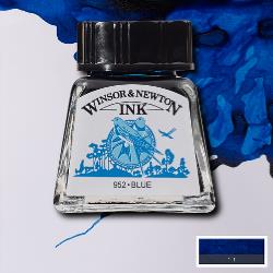 INK - Winsor & Newton DRAWING INK 14ml -	Blue