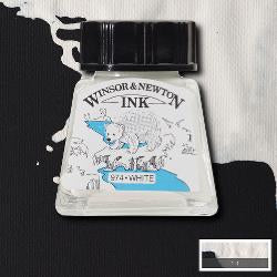INK - Winsor & Newton DRAWING INK 14ml -	White