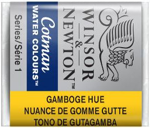 WATERCOLOUR PAINT – Winsor & Newton COTMAN – Half Pan - 	Gamboge Hue