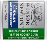 WATERCOLOUR PAINT – Winsor & Newton COTMAN – Half Pan - 	Hooker’s Green Light