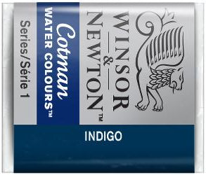 WATERCOLOUR PAINT – Winsor & Newton COTMAN – Half Pan - 	Indigo
