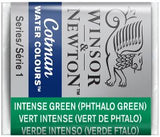 WATERCOLOUR PAINT – Winsor & Newton COTMAN – Half Pan - 	Intense (Phthalo) Green