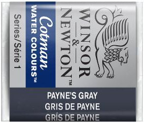 WATERCOLOUR PAINT – Winsor & Newton COTMAN – Half Pan - 	Payne’s Gray