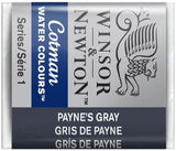 WATERCOLOUR PAINT – Winsor & Newton COTMAN – Half Pan - 	Payne’s Gray