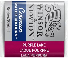 WATERCOLOUR PAINT – Winsor & Newton COTMAN – Half Pan - 	Purple Lake