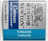 WATERCOLOUR PAINT – Winsor & Newton COTMAN – Half Pan - 	Turquoise