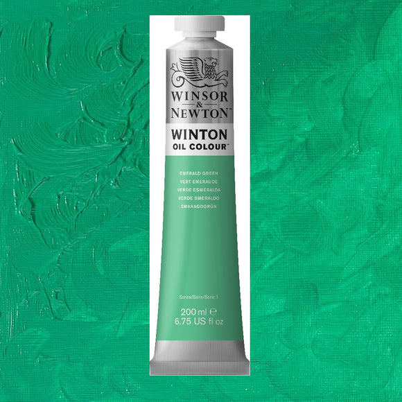 OIL PAINT – Winsor & Newton WINTON – 200ml Tube - 	Emerald Green