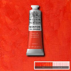OIL PAINT – Winsor & Newton WINTON – 37ml tube - 	Scarlet Lake